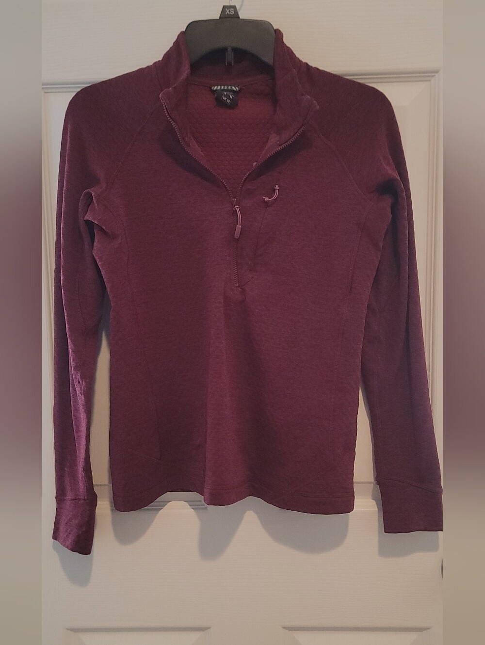 Women's Rab Quarter zip Pullover - Burgundy